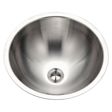 Houzer Opus Series Conical Topmount Stainless Steel Lavatory Sink with Overflow Bathroom Sink - Topmount Houzer